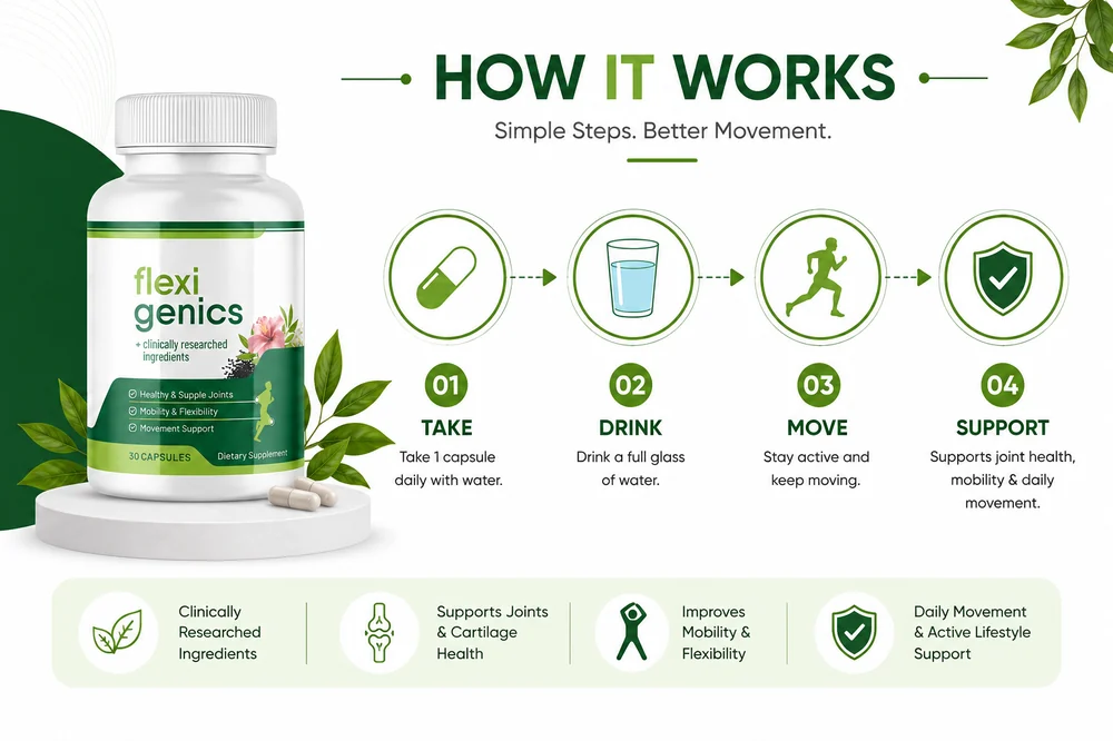 Flexigenics joint comfort and mobility formula